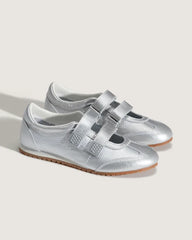 Premium Mary Jane Super Lowpro Shoe - Silver Grey