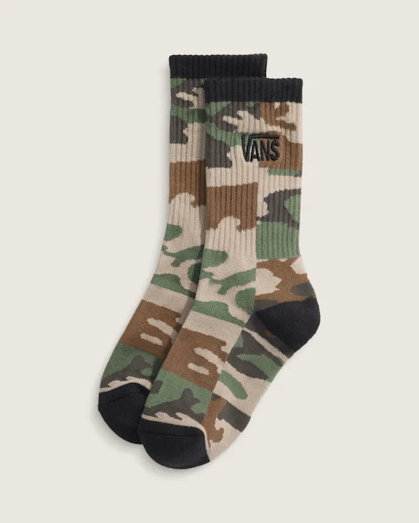 Kids Willering Crew Socks - Camo Black