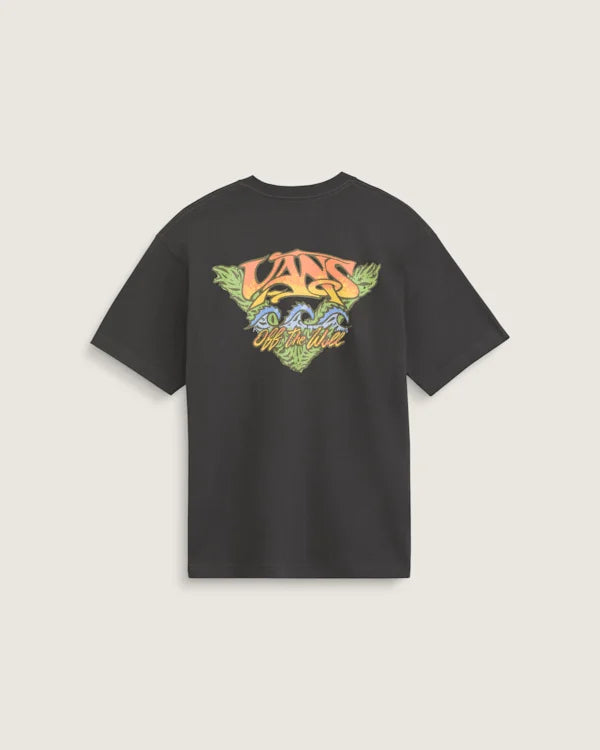 Triple Wave Surf Club T-Shirt - Faded Black