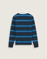 Kids V Rugby Long Sleeve Shirt - Dress Blues