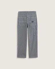 Kids Drill Chore Carpenter Loose Stripe Pants - Indigo