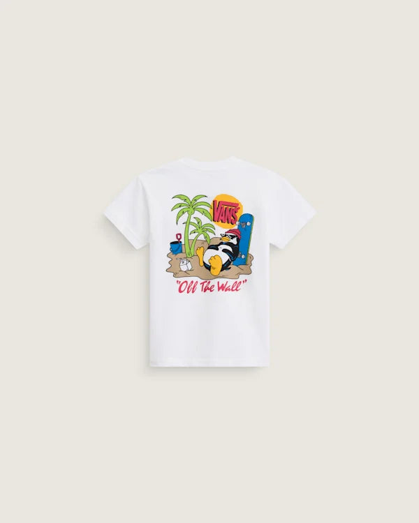 Little Kids Yolo Penguin T-Shirt - White