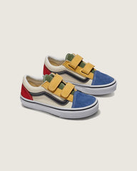 Little Kids Old Skool V Shoe - Red / Blue
