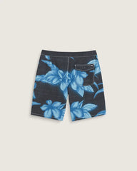 Airbrush Floral Boardshorts - Black