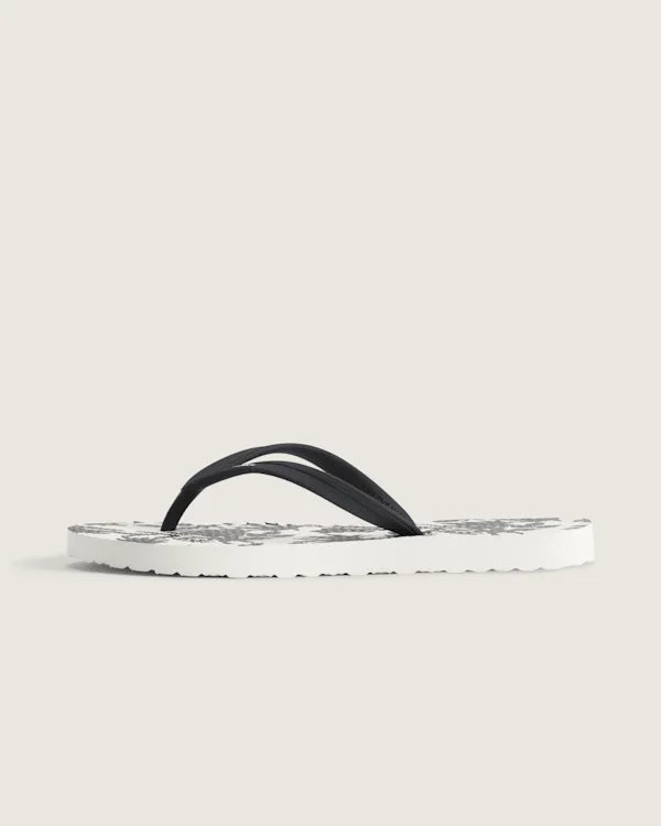 Womens Makena Sandal - Black / White