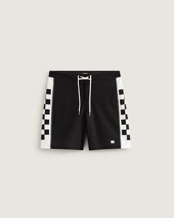 Daily Sideline MO Boardshort - Black / Marchmallow White