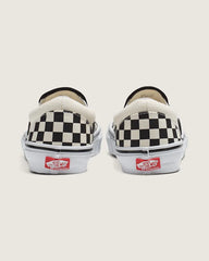 Skate Slip-On Checkerboard Shoe - Checkerboard Black / Off White