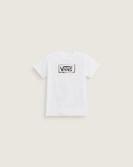 Little Kids Vans On Canvas T-Shirt - White