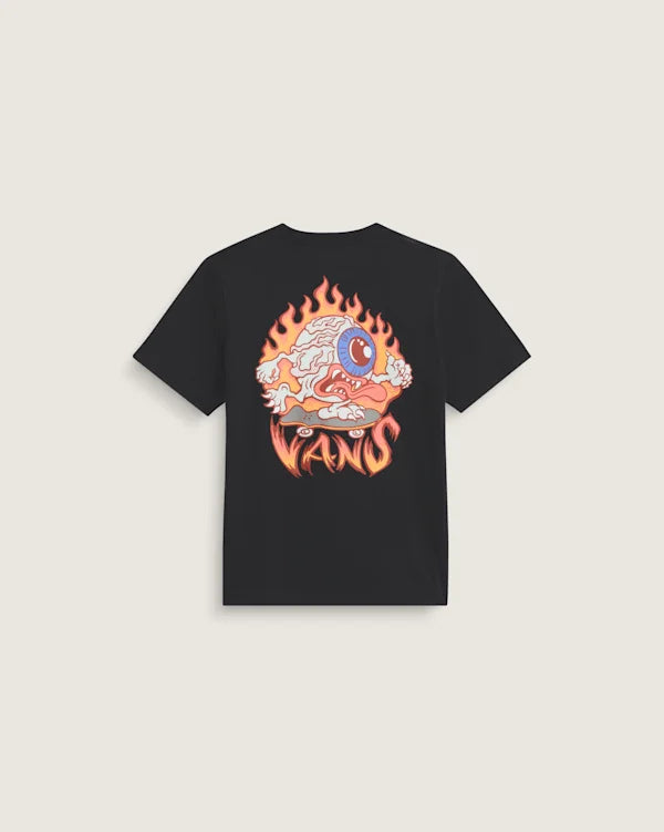 Kids Eye Skate Glow In The Dark T-Shirt - Glow-in-the-Dark / Black