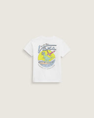 Little Kids Surfing Til Extinction T-Shirt - White