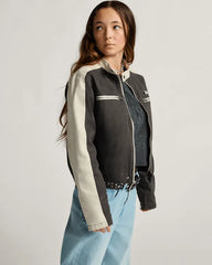 Ryden Biker Jacket - Faded Black
