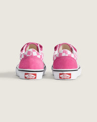 Little Kids Old Skool V Checkerboard Shoe - Checkerboard Fizz Pink