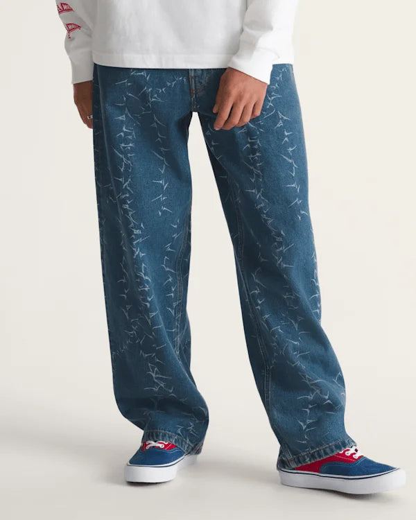 Check-5 Baggy Denim Pants - Vintage Indigo Blue