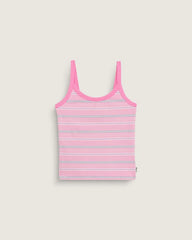 Niki Striped Tank Top - Fizz Pink