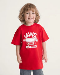 Little Kids Hot Dawg T-Shirt - Racing Red