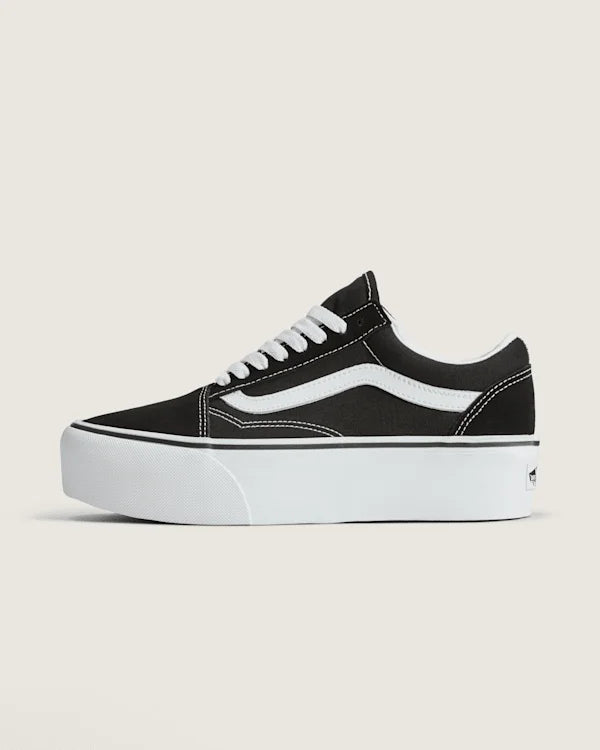 Old Skool Platform Shoe - Black / True White