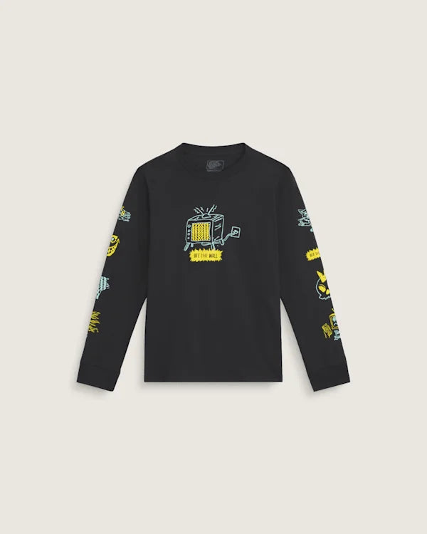 Kids Zoned Out Long Sleeve T-Shirt - Black