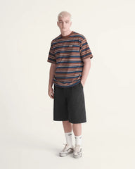 Authentic Chino Baggy Short - Charcoal Grey