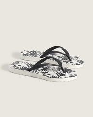 Womens Makena Sandal - Black / White