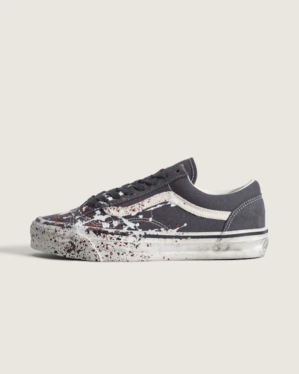 Premium Old Skool 36 Shoe - Paint Splatter Charcoal Grey
