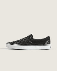 Classic Slip-On Checkerboard Shoe - Checkerboard Black / Black