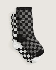 Kids Ticker Crew Socks - Black / White
