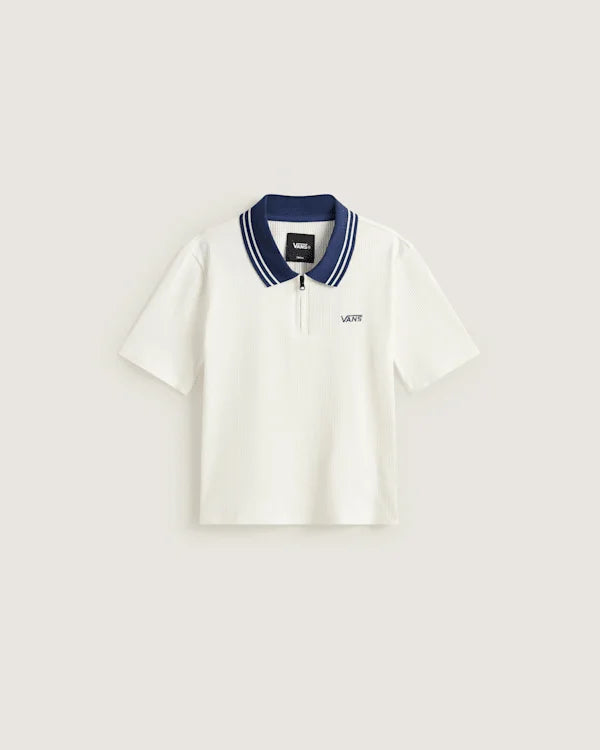 Priscilla Polo Shirt - Egret White