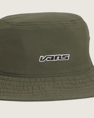 Dropped V Bucket Hat - Mossy Olive Green