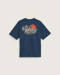 Old Skool Bloom T-Shirt - Dress Blues
