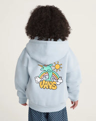 Little Kids Flippercorn Zip Hoodie - Soft Slate Blue