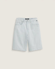 Check-5 Baggy Denim Shorts - Ice Stripe Blue