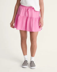 Francesca Mini Skirt - Fizz Pink