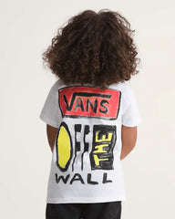 Little Kids Vans On Canvas T-Shirt - White
