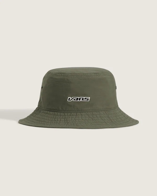Dropped V Bucket Hat - Mossy Olive Green
