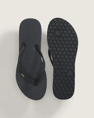 Womens Makena Sandal - Black / Gold Yellow