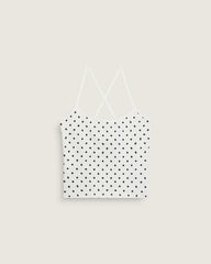 Cross Back Tank Top - Marshmallow White