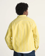 Striped Oxford Long Sleeve Shirt - Dusty Gold