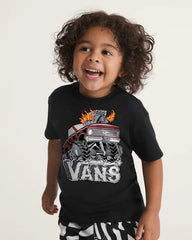Little Kids The Waffle Stomper T-Shirt - Black