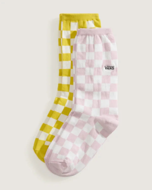 Kids Ticker Crew Socks - Dusty Gold