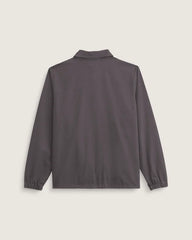 Torrey Pigment Canvas Coaches Jacket - Asphalt Grey