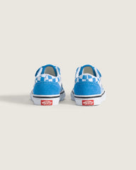 Toddler Old Skool V Checkerboard Shoe - Checkerboard Bright Azure Blue