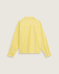 Striped Oxford Long Sleeve Shirt - Dusty Gold