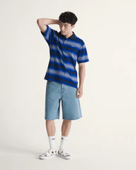 Check-5 Baggy Denim Shorts - Stonewash Blue