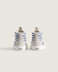 Toddler Sk8-Hi Side Zip Shoe - White / True Blue
