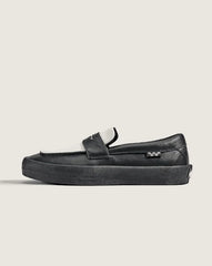 Skate Loafer Shoe - Black / White