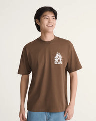 Off The Wall Fever T-Shirt - Vintage Cocoa Brown