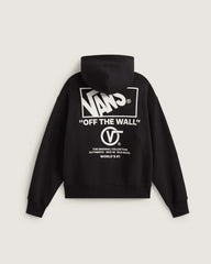 Stacked Hi Pullover Hoodie - Black / White