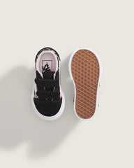 Toddler Old Skool V Shoe - Glow-in-the-Dark Black / Pastel Pink