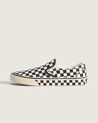 Classic Slip-On Checkerboard Shoe - Checkerboard Black / Marshmallow White