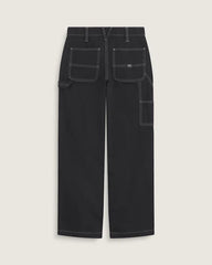 Chore Mid Rise Straight Pants - Black